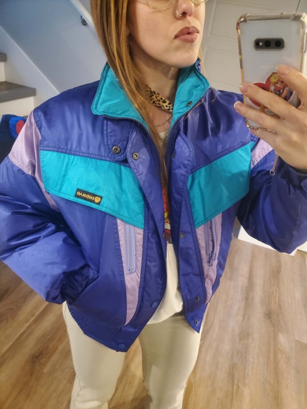 Retro Colorblock Ski Jacket - Picture 9 of 13